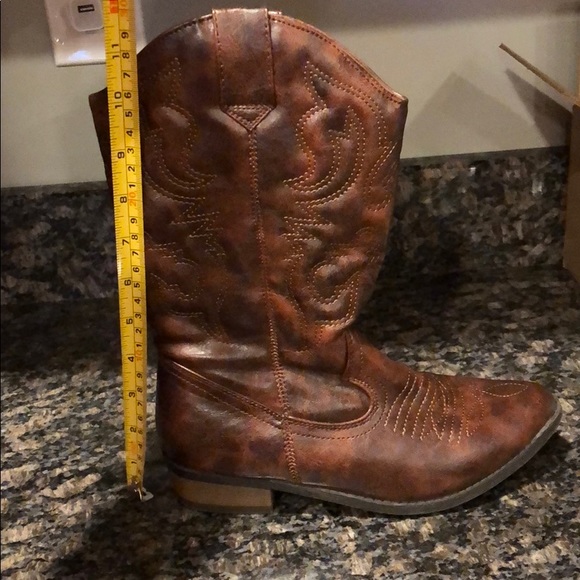 Brown cowboy boots - Picture 6 of 6